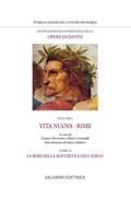 Cover: Vita nuova-Rime. Le rime della maturit&agrave; e dell'esilio - Pubblicazioni del Centro Pio Rajna;Salerno