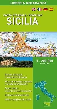 Abbildung von: Sicilia 1:200.000 - Libreria Geografica