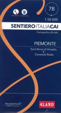 Abbildung von: Piemonte. Da Sant'Anna di Vinadio a Ceresole Reale 1:50.000 - Sentiero Italia;4Land