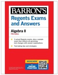 Cover: Regents Exams and Answers: Algebra II, Fifth Edition (Barron's New York Regents) - Kaplan Publishing