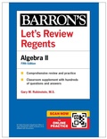 Cover: Let's Review Regents: Algebra II, Fifth Edition (Barron's New York Regents) - Kaplan Publishing