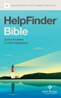 Cover: Helpfinder Bible Nlt, Filament Enabled (Hardcover, Red Letter) - Tyndale House Publishers