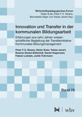 Cover: Innovation und Transfer in der kommunalen Bildungsarbeit - EUSL bei wbv