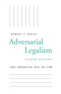 Cover: Adversarial Legalism - Harvard University Press