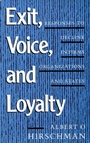 Cover: Exit, Voice, and Loyalty - Harvard University Press