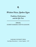 Cover: Written Voices, Spoken Signs - Harvard University Press