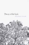 Cover: Theory of the Lyric - Harvard University Press