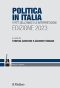 Cover: Politica in Italia. I fatti dell'anno e le interpretazioni. 2023 - Ricerche e studi dell'Istituto Carlo Cattaneo;Il Mulino