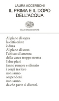 Cover: Il prima e il dopo dell'acqua - Collezione di poesia;Einaudi