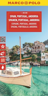 Abbildung von: Spagna, Portogallo 1:800.000 - Carte stradali Marco Polo;Marco Polo
