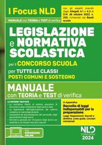 Abbildung von: Normativa scolastica per il Concorso Scuola. Manuale per tutte le classi - Nld Concorsi