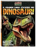 Cover: Il grande libro stickers dei dinosauri. Jurassic Kingdom - Edibimbi