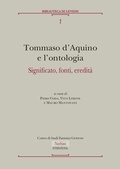 Cover: Tommaso d'Aquino e l'ontologia. Significato, fonti, eredit&agrave; - Nerbini