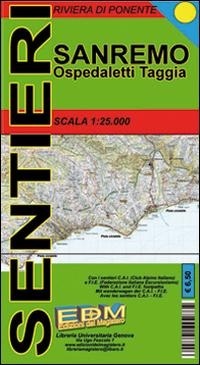 Abbildung von: IMS-1 Sanremo sentieri. Carte dei sentieri di Liguria - Edizioni del Magistero