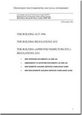 Cover: The Building Act 1984 - TSO