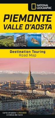 Abbildung von: Piemonte e Valle d'Aosta. Road Map. Destination Touring 1:250.000 - Destination Touring. Road map;Libreria Geografica