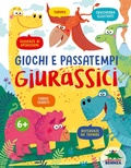 Cover: Giochi e passatempi giurassici. Sudoku, cruciverba illustrati, sequenze di operazioni, codici segreti, differenze da trovare - Libri per fare;Editoriale Scienza
