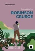 Cover: Robinson Crusoe letto da Fabrizio Parenti - Raccontami. I grandi classici pi&ugrave; facili da leggere;Biancoenero