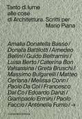 Cover: Tanto di lume alle cose di architettura. Scritti per Mario Piana - Campisano Editore