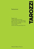 Cover: Imitazioni - Poesia;Molesini Editore Venezia