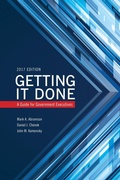 Cover: Getting It Done - Rowman & Littlefield Publishers