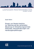 Cover: Einsatz von People Analytics zur Optimierung der personellen Steuerung im Versicherungsvertrieb: - VVW Verlag Versicherungswirtschaft