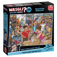 Abbildung von: Wasgij Mystery 29 - Spenden-Desaster (1000 pieces) - Jumbo Spiele GmbH