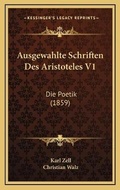 Cover: Ausgewahlte Schriften Des Aristoteles V1 - Kessinger Publishing