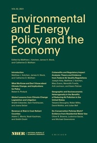 Abbildung von: Environmental and Energy Policy and the Economy - University of Chicago Press