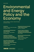 Bild: Environmental and Energy Policy and the Economy - University of Chicago Press