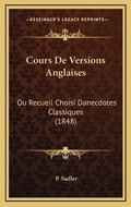 Cover: Cours De Versions Anglaises - Kessinger Publishing
