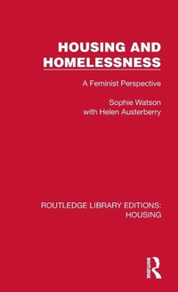 Enlarge image Cover: Housing and Homelessness - Routledge