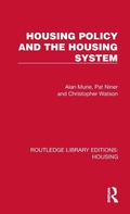 Cover: Housing Policy and the Housing System - Routledge