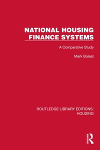 Abbildung von: National Housing Finance Systems - Routledge