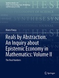 Cover: Reals by Abstraction. An Inquiry about Epistemic Economy in Mathematics: Volume II - Springer