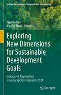 Cover: Exploring New Dimensions for Sustainable Development Goals - Springer
