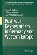 Cover: Post-war Keynesianism in Germany and Western Europe - Springer