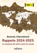 Cover: Amnesty International. Rapporto 2024-2025. La situazione dei diritti umani nel mondo - 17x24;Infinito Edizioni