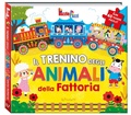 Cover: Il trenino degli animali della fattoria. Puzzle pazzi - Dorem&igrave; Junior