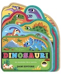Cover: Dinosauri. Un morbido libro tattile - Primi libri sagomati in feltro;Dami Editore