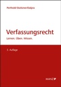 Cover: Verfassungsrecht - Manz