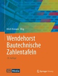 Cover: Wendehorst - Bautechnische Zahlentafeln - DIN Media