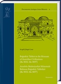 Cover: Bogazk&ouml;y Tablets in the Museum of Anatolian Civilizations (Bo 9032-Bo 9097) - Harrassowitz Verlag