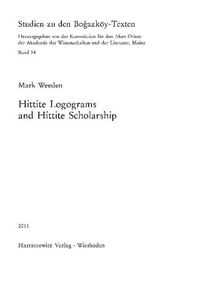 Abbildung von: Hittite Logograms and Hittite Scholarship - Harrassowitz Verlag
