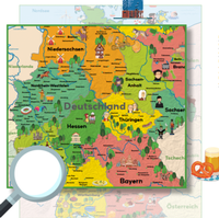 Abbildung von: Kinder-Deutschlandkarte - COLUMBUS Verlag GmbH & Co. KG