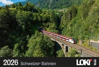 Abbildung von: LOKI Kalender Schweizer Bahnen 2026 - Stämpfli Verlag