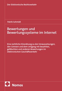 Abbildung von: Bewertungen und Bewertungssysteme im Internet - Nomos