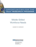 Cover: Opportunities for the Gulf Research Program: Middle-Skilled Workforce Needs - National Academies Press