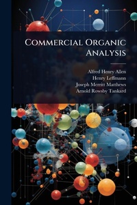 Enlarge image Cover: Commercial Organic Analysis - Hutson Street Press