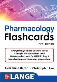 Abbildung von: LANGE Pharmacology Flash Cards, Fifth Edition - McGraw Hill LLC